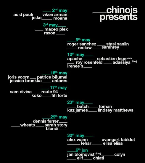 Chinois Ibiza presenta sus 10 espectaculares nuevas fiestas, del 2 de Mayo al 6 de Junio 3 NDD-ART MAIN ALL LISTINGS