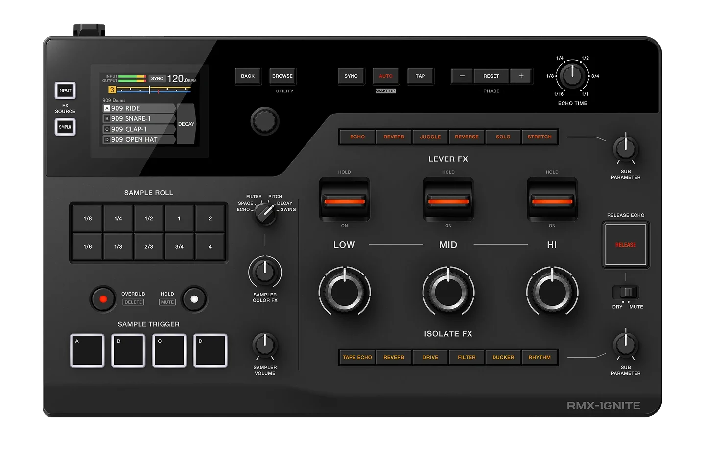 AlphaTheta RMX-IGNITE: el effector que llega 14 años tarde y promete “encender” tu set… 8 NDD-ignite specification 01 e1774490685510