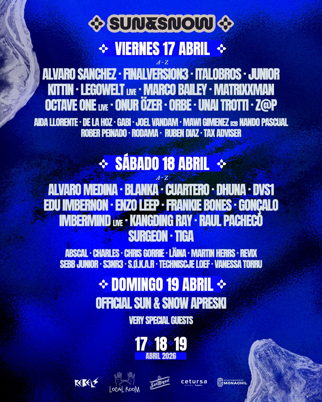 Sierra Nevada se tiñe de electrónica con Sun & Snow 11 NDD-CARTEL POR DIAS