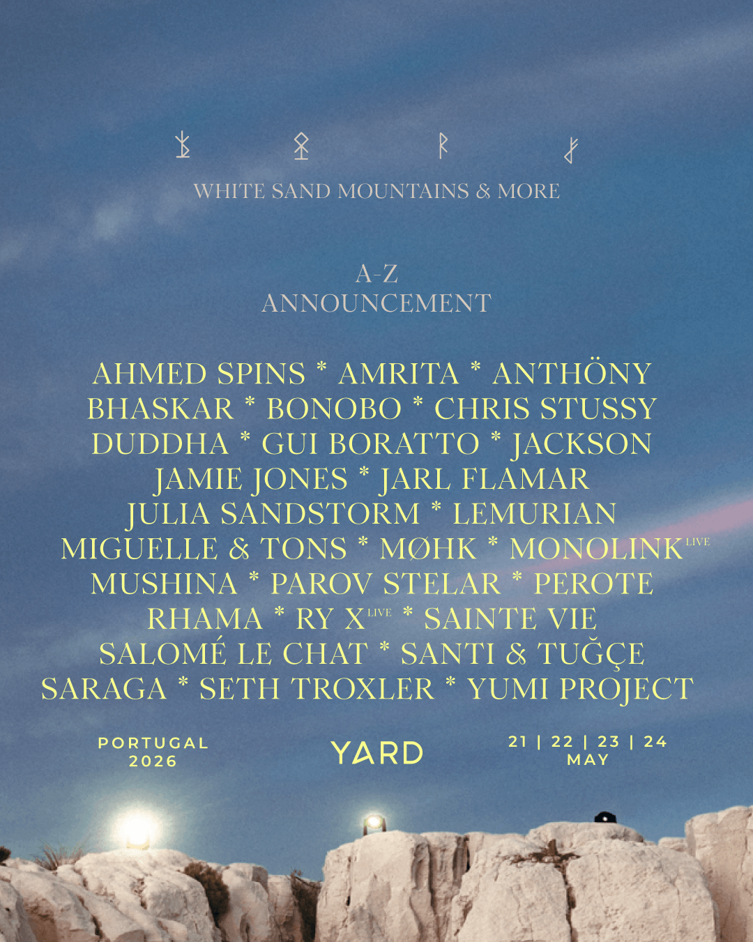 Descubre el cartel completo de YARD Festival 7 NDD-POST LineUp FINAL 1
