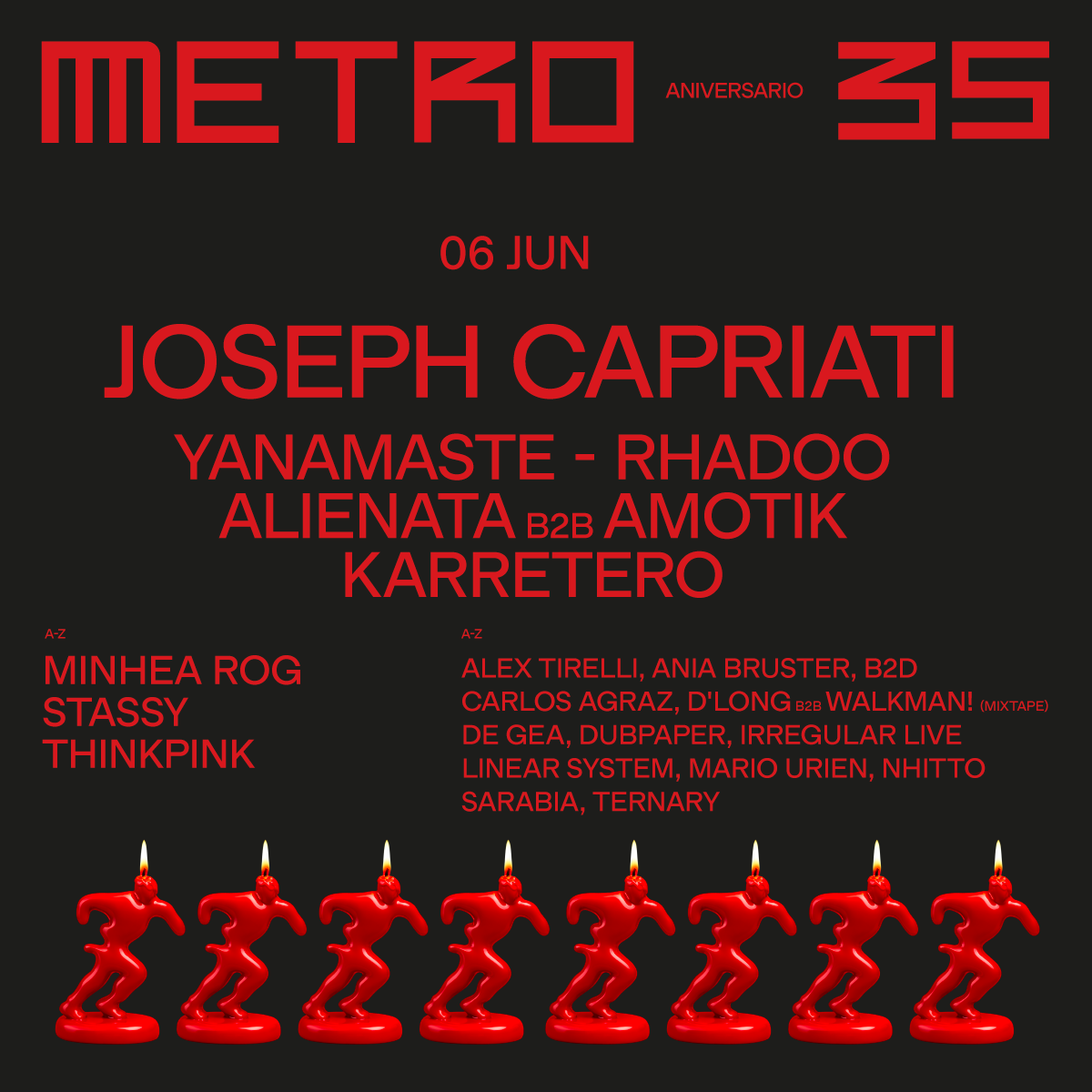 Dos eventos de lujo en Metro Dance Club 6 NDD-Cuadrado 35 Aniversario