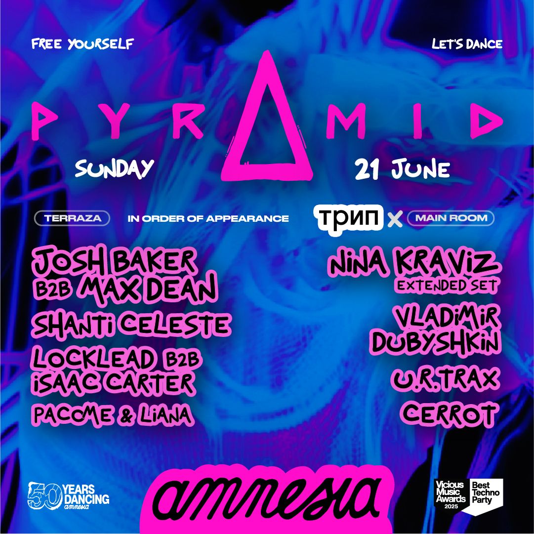 Josh Baker b2b Max Dean este domingo en Pyramid Ibiza 7 NDD-1 1 1