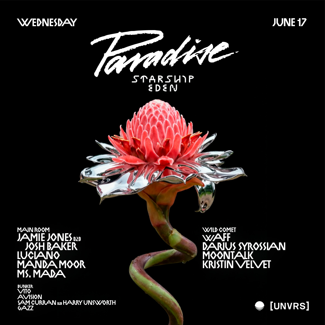 Paradise de Jamie Jones en UNVRS week 2 7 NDD-20260617 UNVRS PARADISE WEEKLY SQUARE 1080X1080