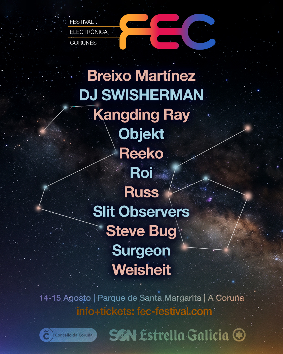 FEC 2026 (Festival Electrónica Coruñés) presenta su nueva edición 4 NDD-FEC26 CARTEL