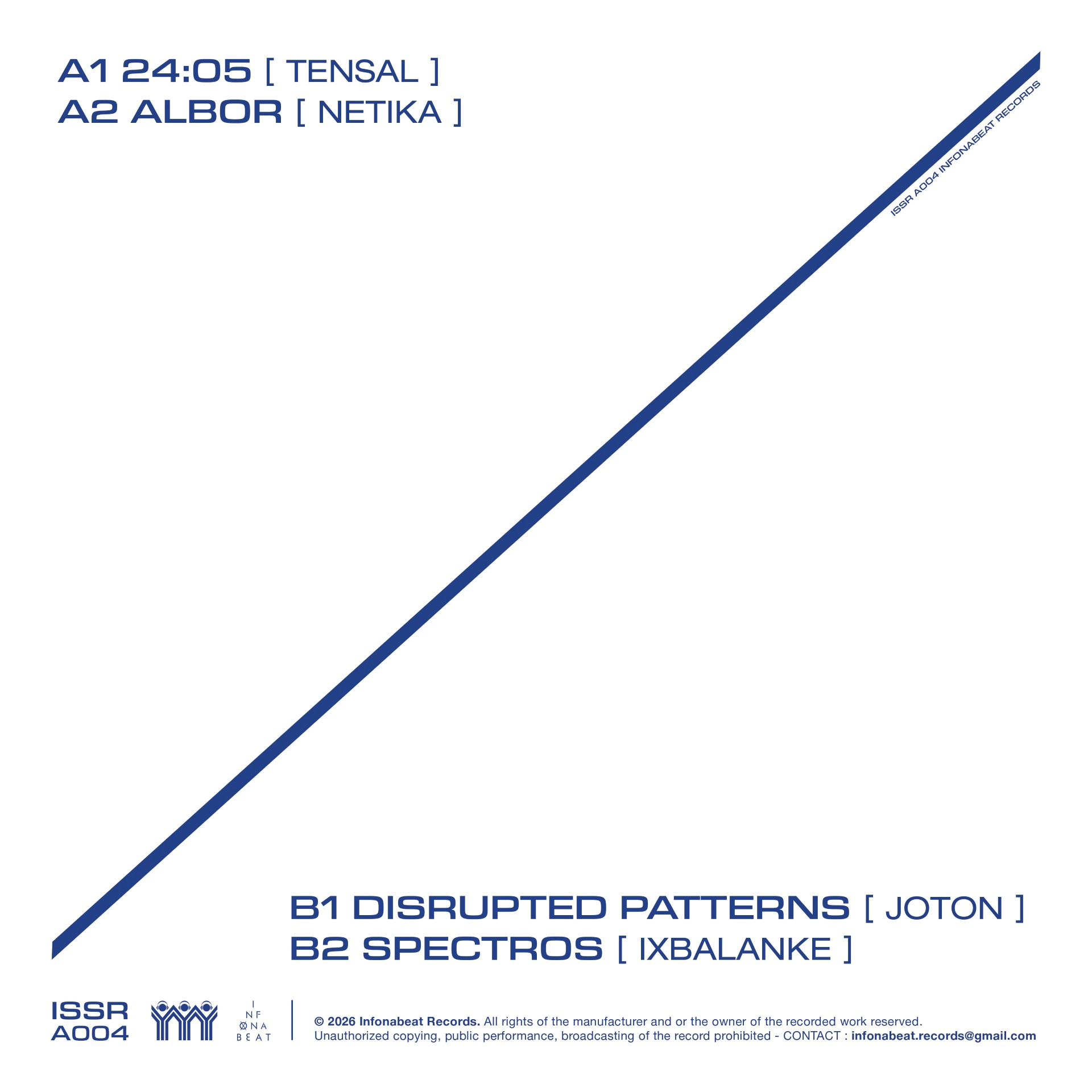 INFONABEAT RECORDS REFUERZA SU IDENTIDAD CON “ISSR A004” 4 NDD-diseno 1