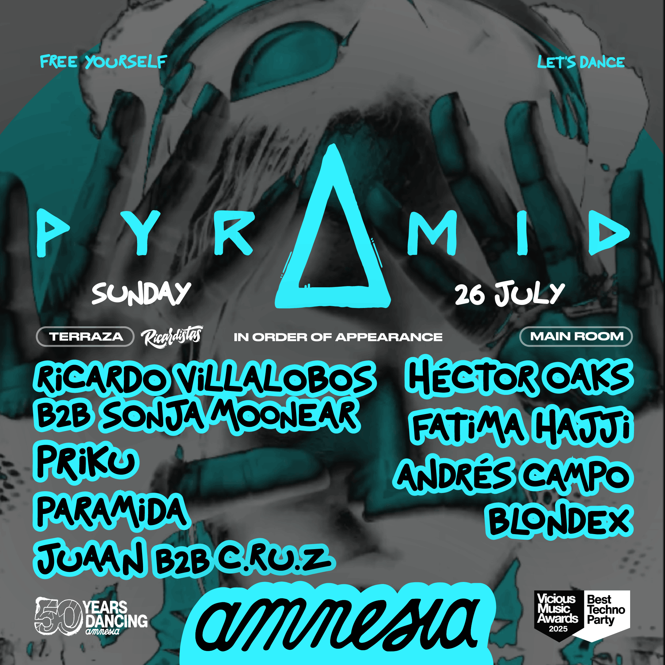 Ricardo Villalobos B2B Sonja Moonear en Pyramid Ibiza 5 NDD-PYRAMID JULIO 1 1 13 1 1