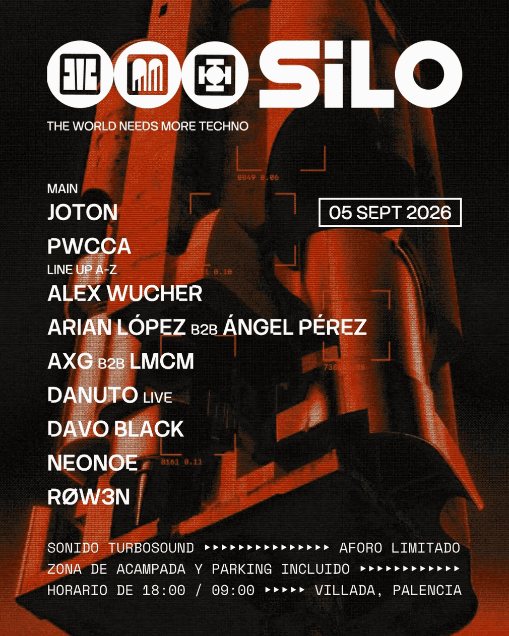 Nace un nuevo festival techno: SILO 11 NDD-FEED CARTEL 1 1